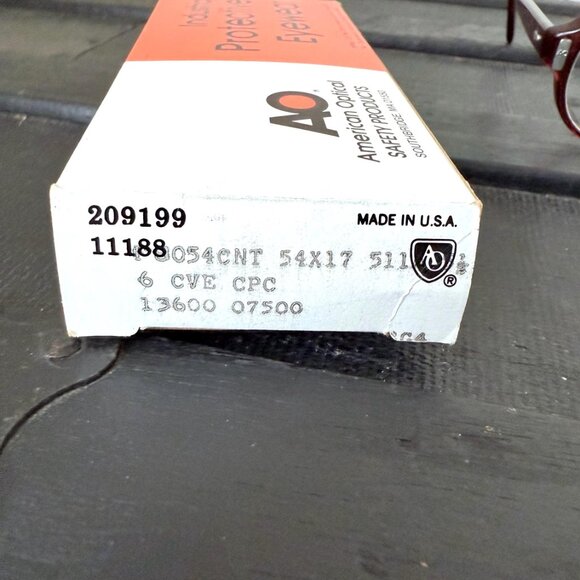 NEW American Safety Glasses Aerosite 5 1/2 Z87 Flex Fit Brown Dahmern Style Dead - Picture 5 of 9